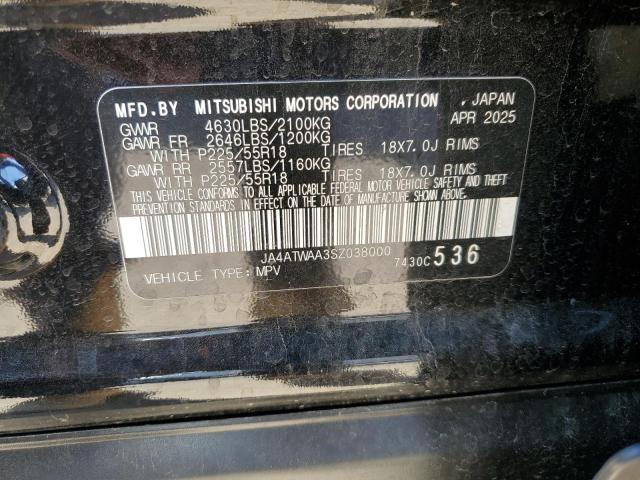 2025 MITSUBISHI ECLIPSE CR - JA4ATWAA3SZ038000