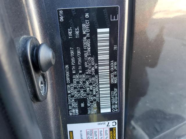 2016 TOYOTA 4RUNNER SR - JTEBU5JR8G5344045