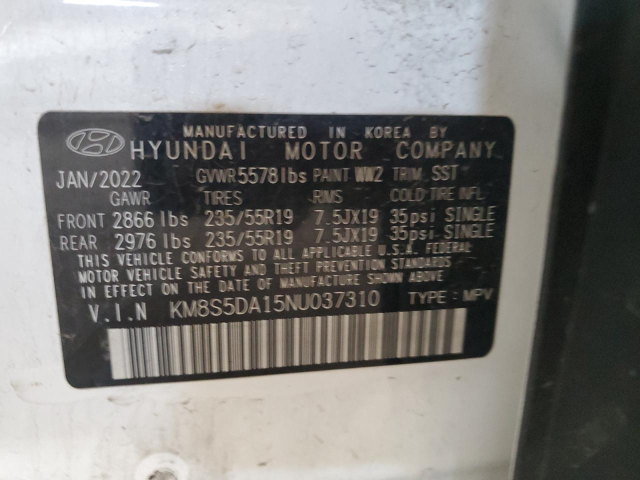 HYUNDAI SANTA FE LIMITED