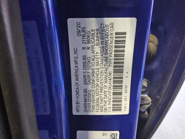 2020 HONDA ACCORD SPO - 1HGCV1F3XLA147741