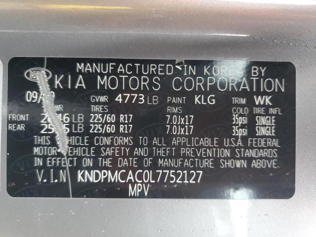 2020 KIA SPORTAGE L - KNDPMCAC0L7752127