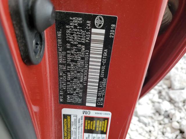 2010 TOYOTA CAMRY SE - 4T1BK3EK2AU115543