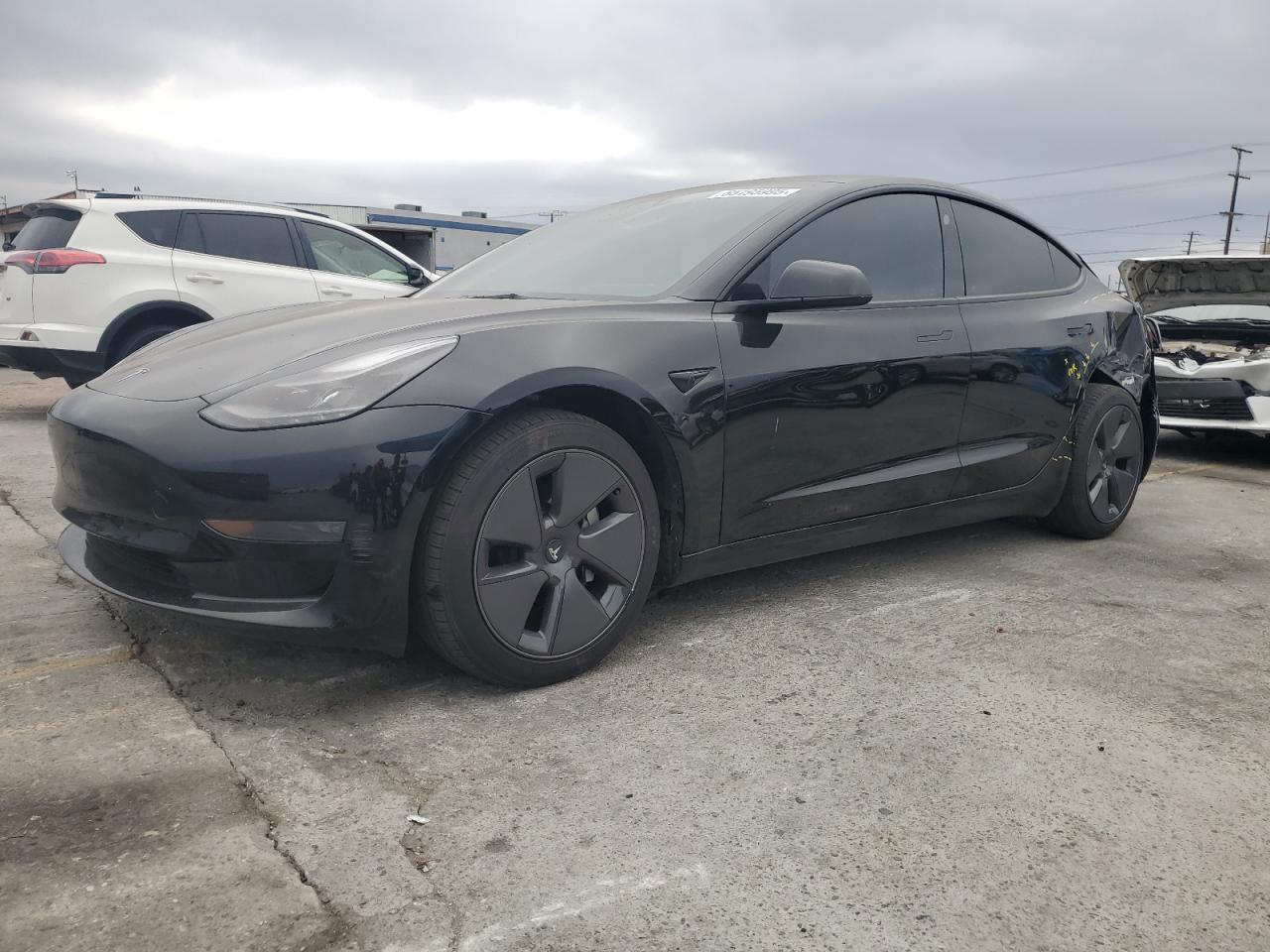 Lot #3317146981 2022 TESLA MODEL 3