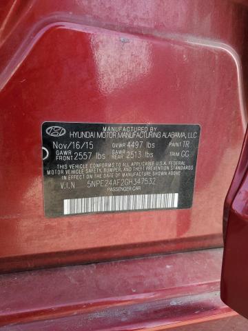 2016 HYUNDAI SONATA SE 5NPE24AF2GH347532