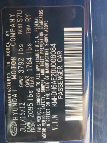 2013 HYUNDAI ELANTRA CO - KMHDH6AE2DU008084