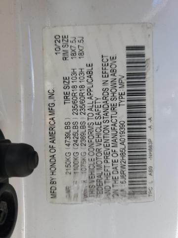 2020 HONDA CR-V EXL - 5J6RW2H85LA019390