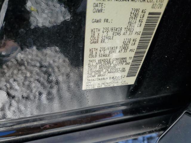 2020 NISSAN MURANO S - 5N1AZ2AS4LN142652