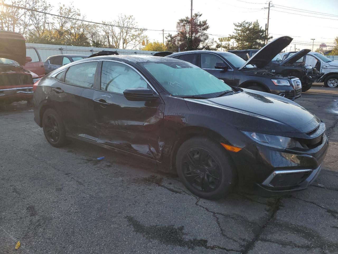 Lot #3302736036 2020 HONDA CIVIC LX