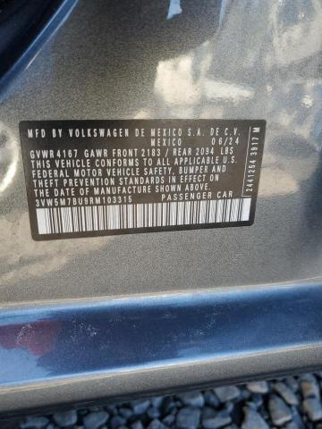 2024 VOLKSWAGEN JETTA S #3284574349