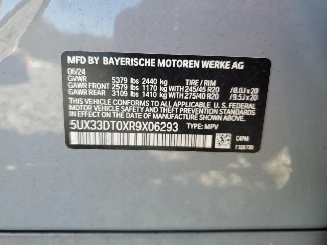 2024 BMW X4 XDRIVE3 5UX33DT0XR9X06293