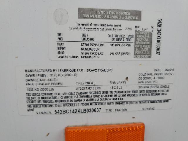 2020 BRAVO TRAILER 6 #3287697012