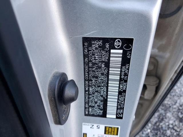2016 TOYOTA PRIUS - JTDKARFU1G3017967