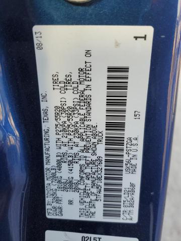 2014 TOYOTA TUNDRA CRE - 5TFAW5F10EX327609