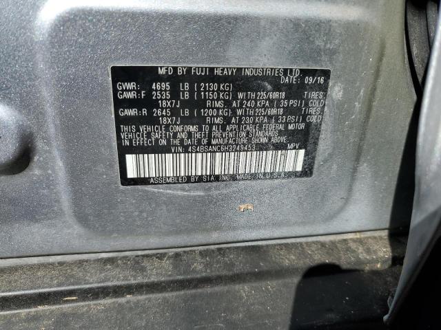 2017 SUBARU OUTBACK 2.5I LIMITED - 4S4BSANC6H3249453