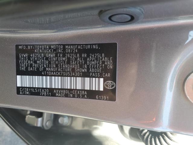 2025 TOYOTA CAMRY XSE #3285142385