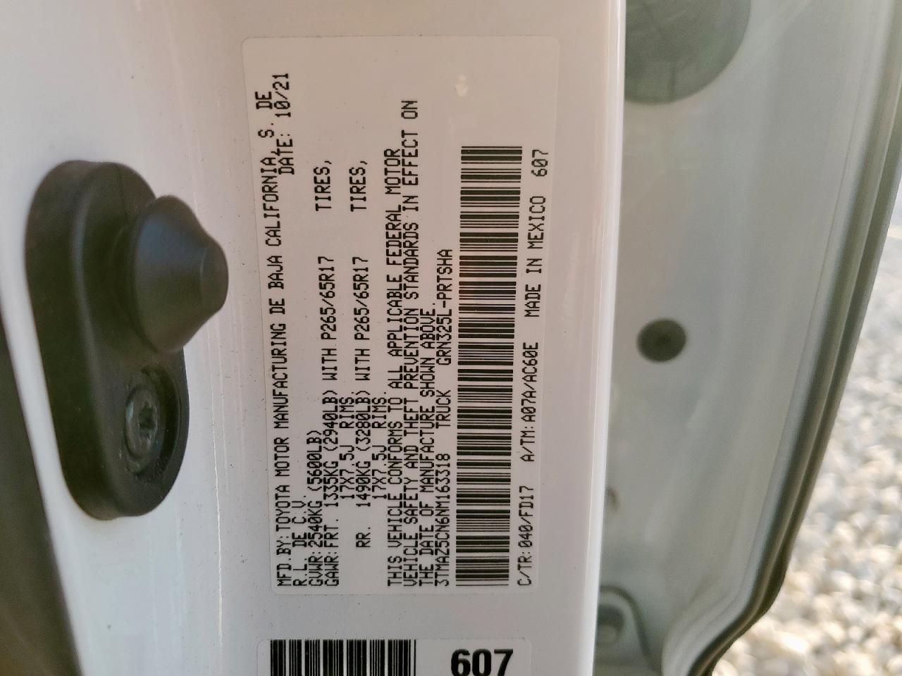 TOYOTA TACOMA DOUBLE CAB