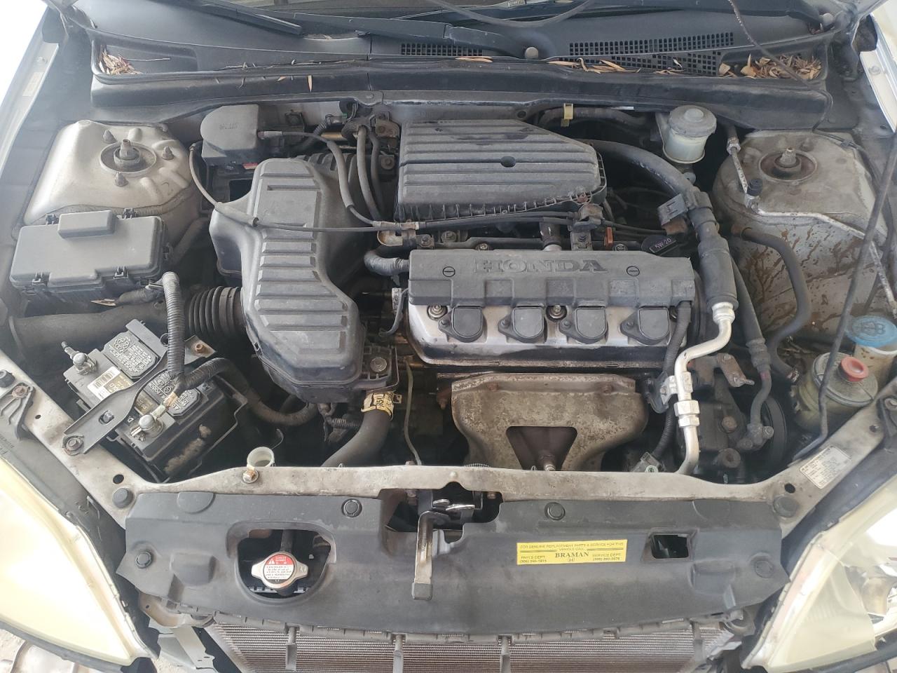 Lot #3301827337 2003 HONDA CIVIC LX