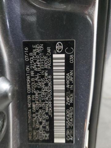 2016 TOYOTA PRIUS JTDKARFU7G3028018