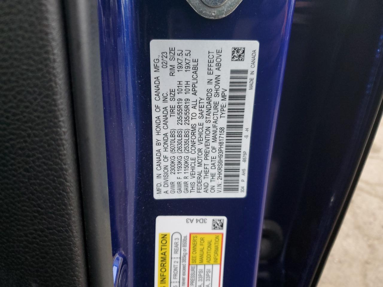 HONDA CR-V SPORT TOURING