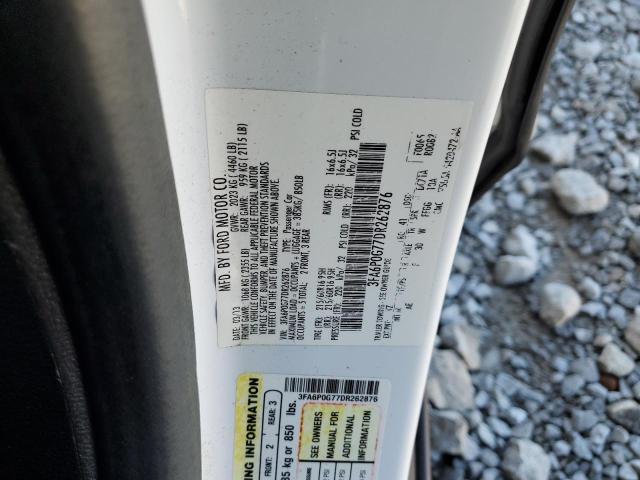 2013 FORD FUSION S - 3FA6P0G77DR262876