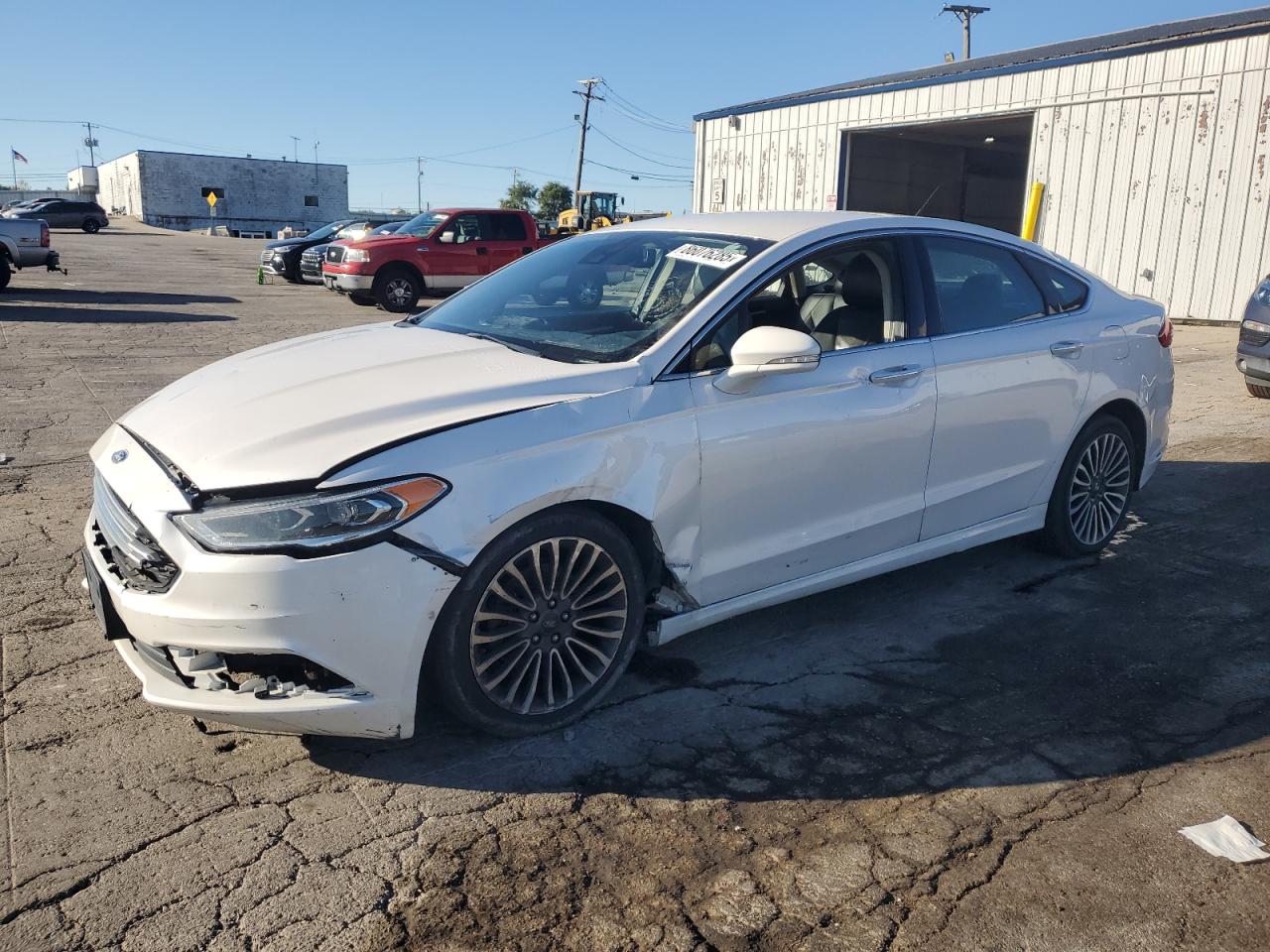 Lot #3265059877 2018 FORD FUSION TIT