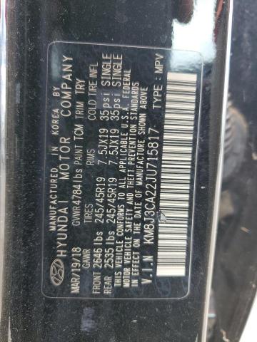 2018 HYUNDAI TUCSON VAL KM8J3CA22JU715817