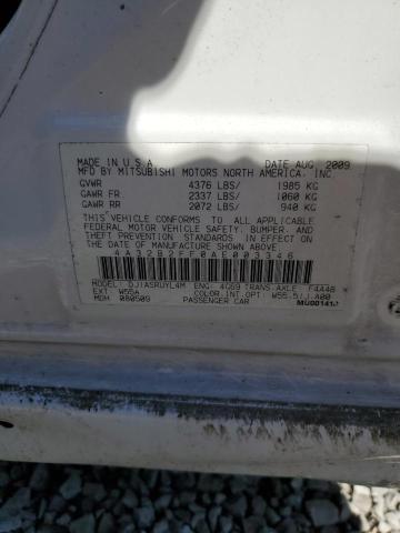 2010 MITSUBISHI GALANT FE #3296278483