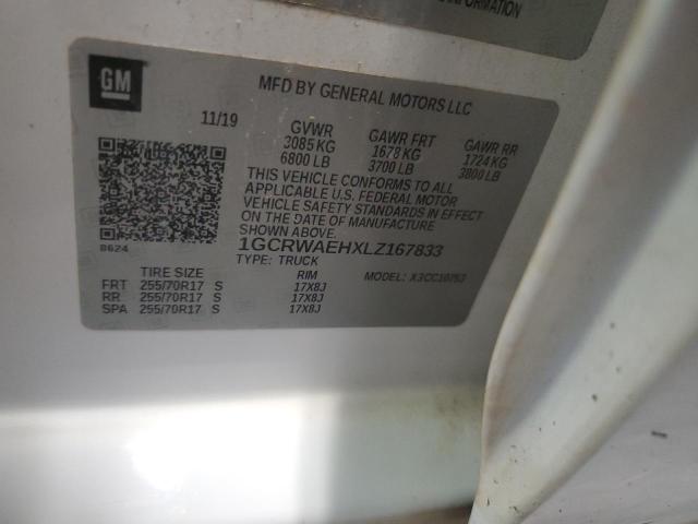 2020 CHEVROLET SILVERADO #3283886418