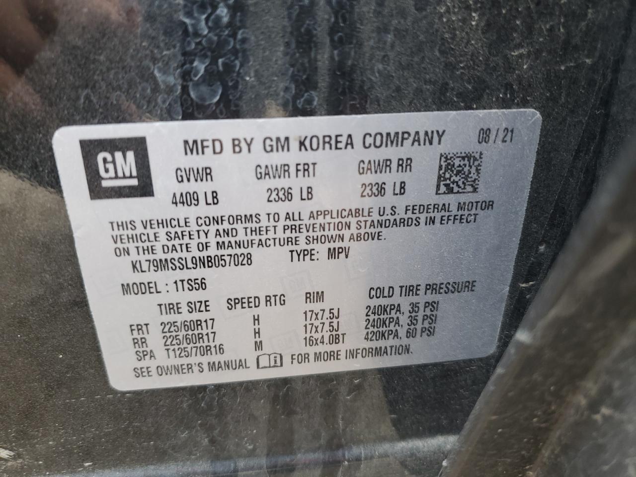 CHEVROLET TRAILBLAZER ACTIV