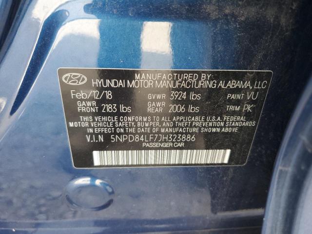 2018 HYUNDAI ELANTRA SE 5NPD84LF7JH323886