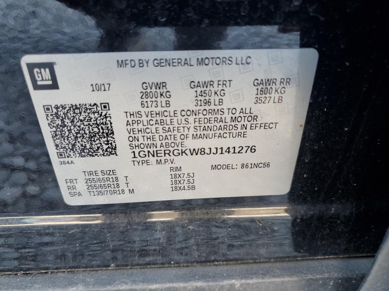 CHEVROLET TRAVERSE LT