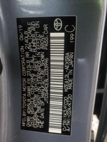 2020 TOYOTA COROLLA SE - JTDS4RCE8LJ033996