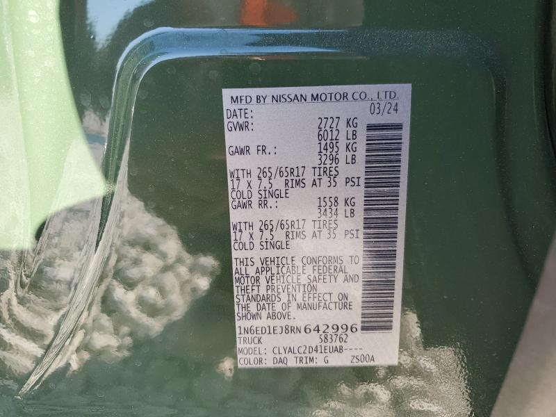 2024 NISSAN FRONTIER S #3285043405