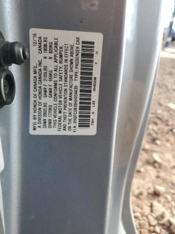 2017 HONDA CIVIC EX - 2HGFC3B39HH354439