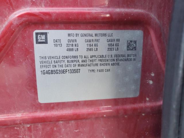 2014 BUICK LACROSSE - 1G4GB5G39EF133507