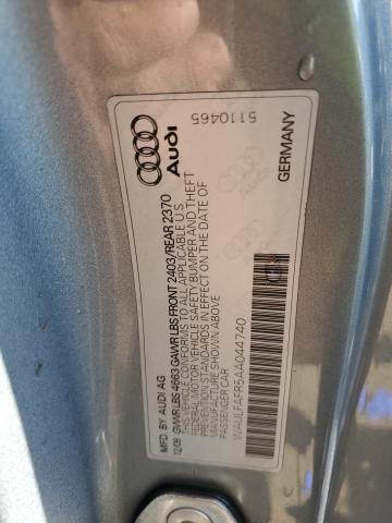 2010 AUDI A5 PREMIUM - WAULFAFR5AA044740