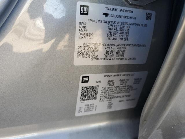 2023 CHEVROLET SILVERADO - 1GCUDEED8PZ197049