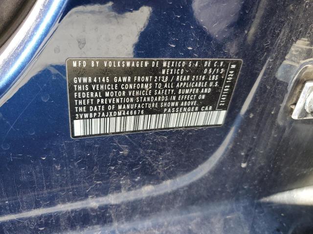 2013 VOLKSWAGEN JETTA SE - 3VWBP7AJXDM446676