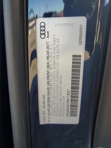 2019 AUDI A6 PRESTIG WAUM2AF27KN114221