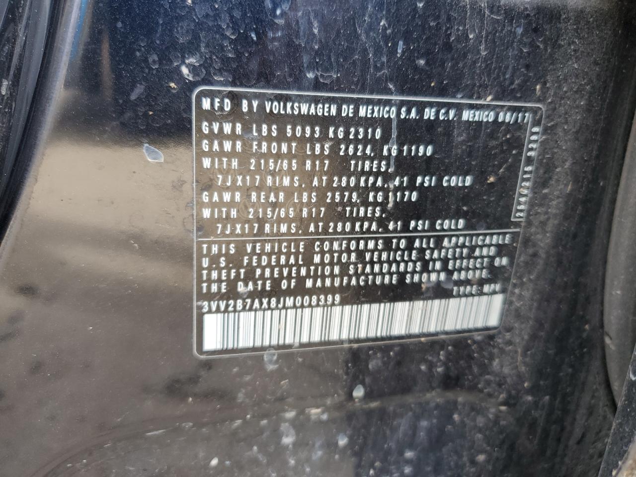 VOLKSWAGEN TIGUAN SE