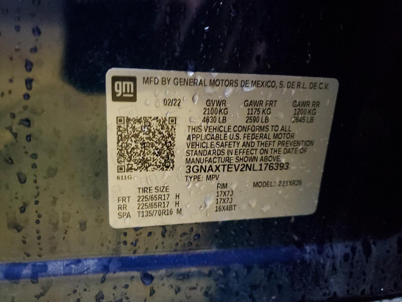 CHEVROLET EQUINOX LT