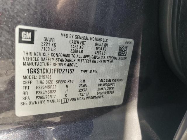 2015 GMC YUKON DENA #3308230164