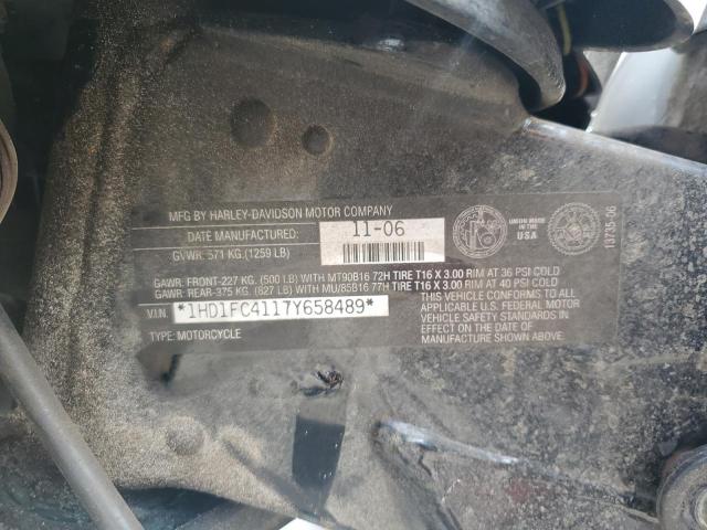 2007 HARLEY-DAVIDSON FLHTCUI 1HD1FC4117Y658489