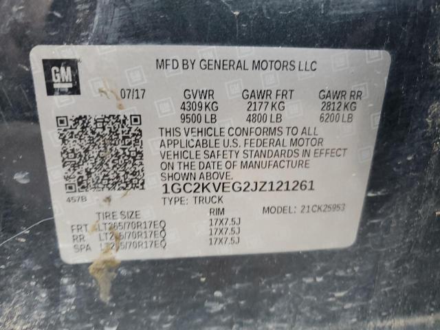 2018 CHEVROLET SILVERADO #3278623934