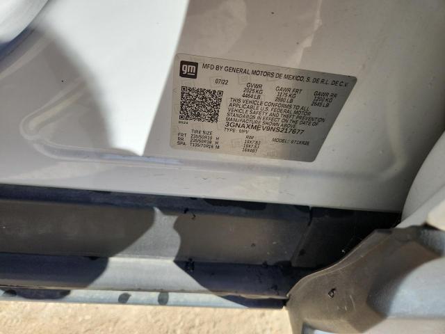 2022 CHEVROLET EQUINOX RS #3304430585