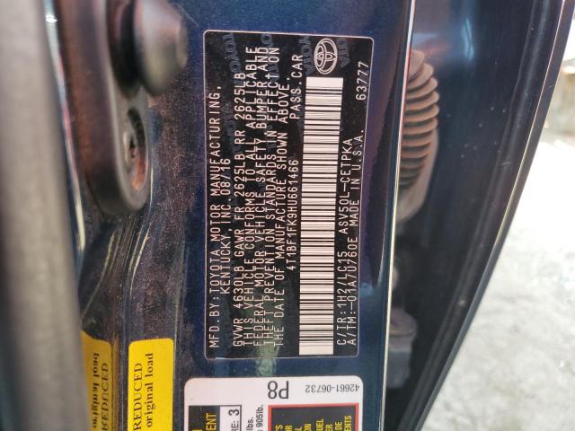 2017 TOYOTA CAMRY LE #3288773756