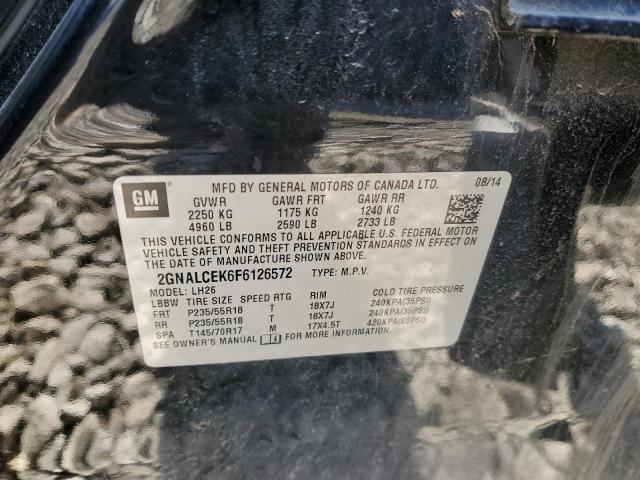 2015 CHEVROLET EQUINOX LT - 2GNALCEK6F6126572