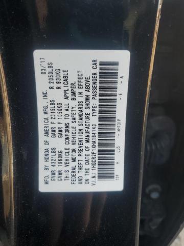 2017 HONDA ACCORD SPO - 1HGCR2F1XHA184143