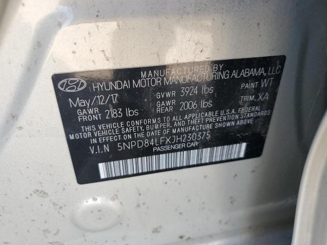 2018 HYUNDAI ELANTRA SE - 5NPD84LFXJH230375