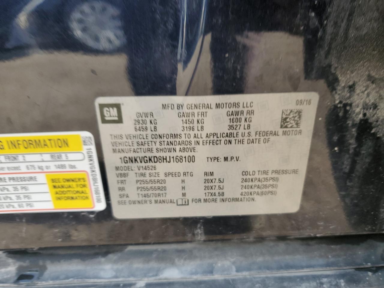 CHEVROLET TRAVERSE LT